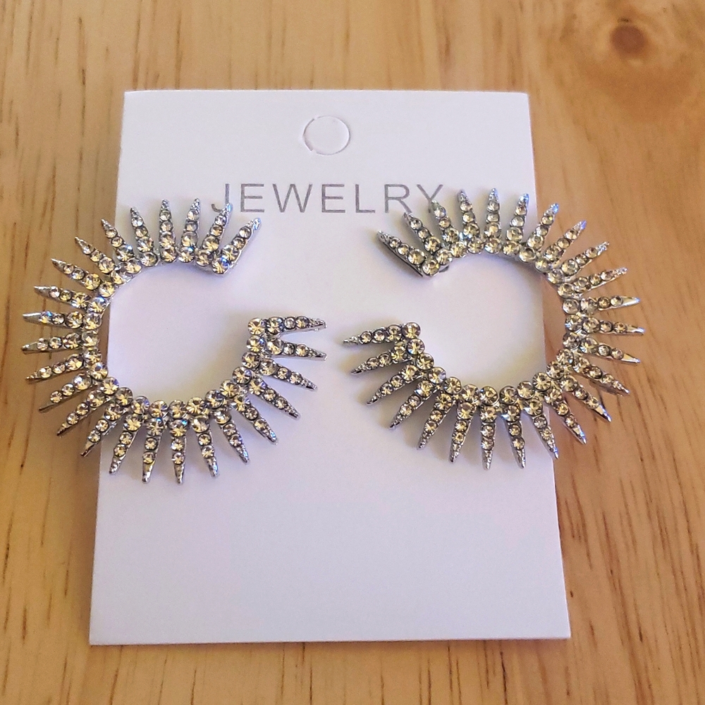 New Spiked Circle earrings